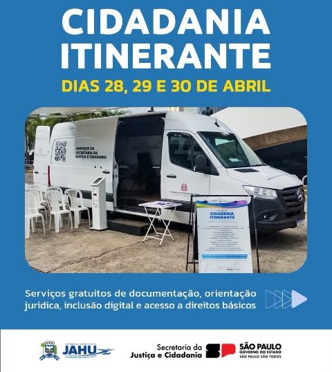 SERVIÇOS DO PROGRAMA ‘CIDADANIA ITINERANTE’ CHEGAM A DOIS BAIRROS DE JAÚ NESTA TERÇA-FEIRA