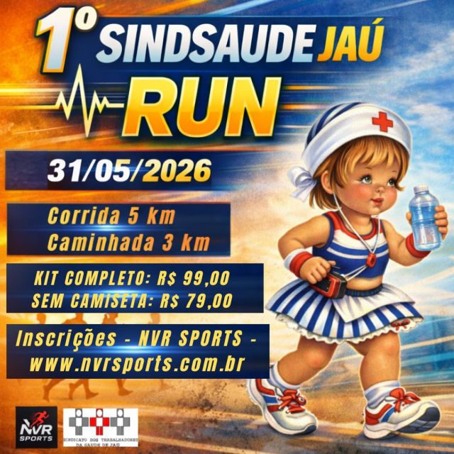 Corrida do Trabalhador tem inscrições esgotadas em tempo recorde; SindsaúdeJaú Run surge como nova oportunidade em maio