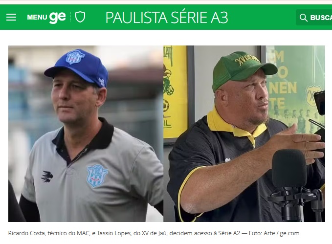 GE destaca reencontro de técnicos e saída polêmica marca duelo entre XV de Jaú e Marília na semifinal da A3