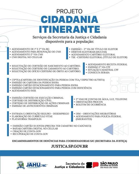 VAN DO PROGRAMA ‘CIDADANIA ITINERANTE’ ENTRA NO ÚLTIMO DIA DE ATENDIMENTOS