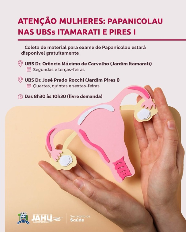Saúde amplia ações preventivas em UBSs de Jaú com exames gratuitos de papanicolau e melanoma