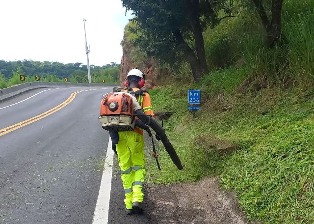 Eixo SP retoma serviços de conservação no trecho de serra