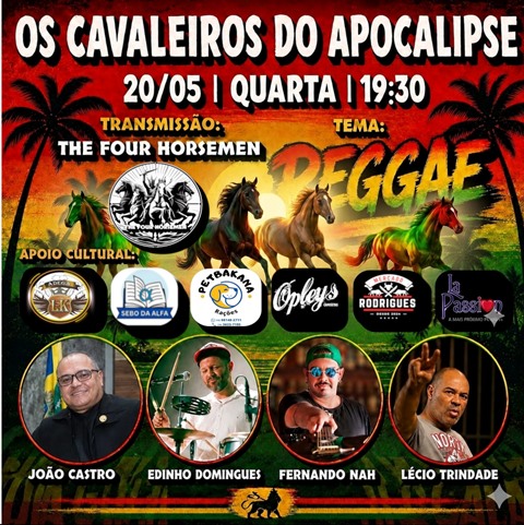 “Os Cavaleiros do Apocalipse” promove nova edição com debate sobre a cultura reggae em Jaú