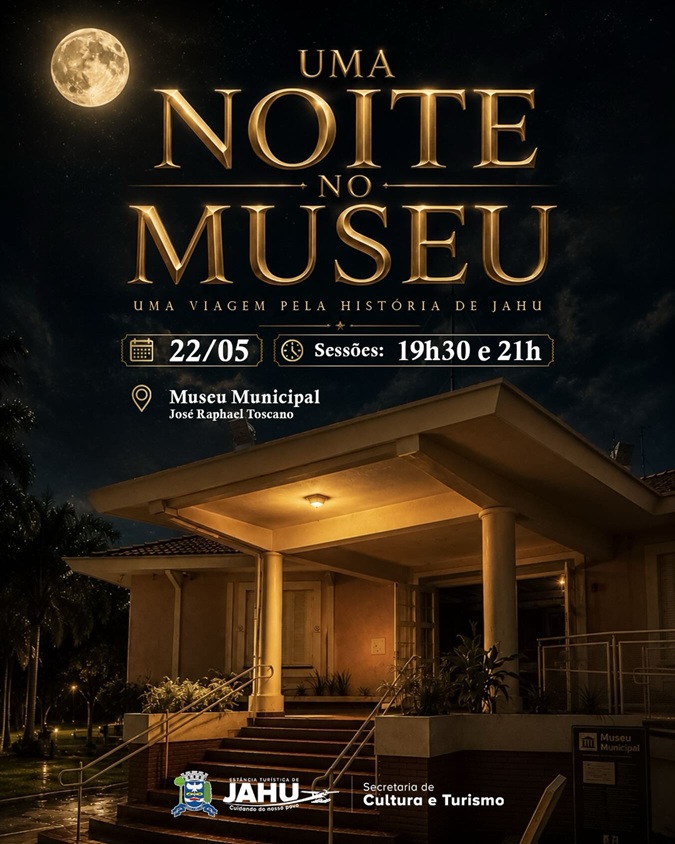 UMA NOITE NO MUSEU RETORNA EM JAÚ E TRANSFORMA HISTÓRIA DA CIDADE EM ESPETÁCULO IMERSIVO