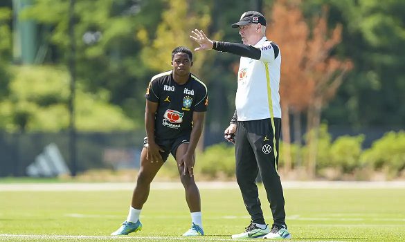 Ancelotti admite mudanças contra Haiti e desconversa sobre Endrick para o jogo contra o Haiti na noite desta sexta