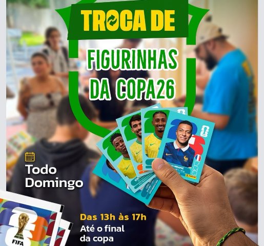 DOMINGO É DIA DE TROCAR FIGURINHAS NO MUSEU MUNICIPAL