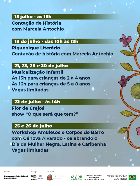 Programação de férias reúne música, teatro, arte e celebração da cultura afro-latino-americana