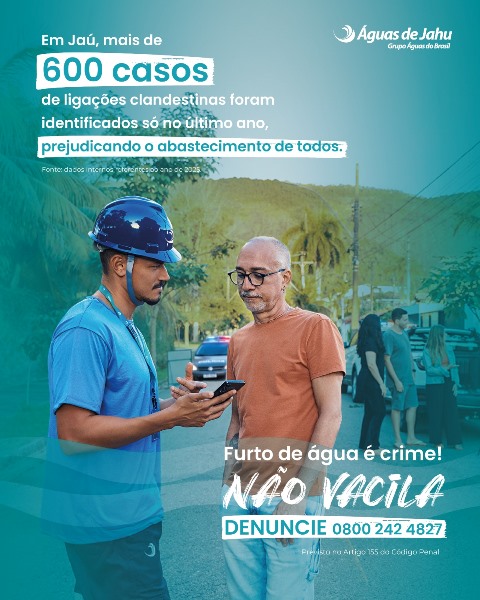 Águas de Jahu – ligações clandestinas